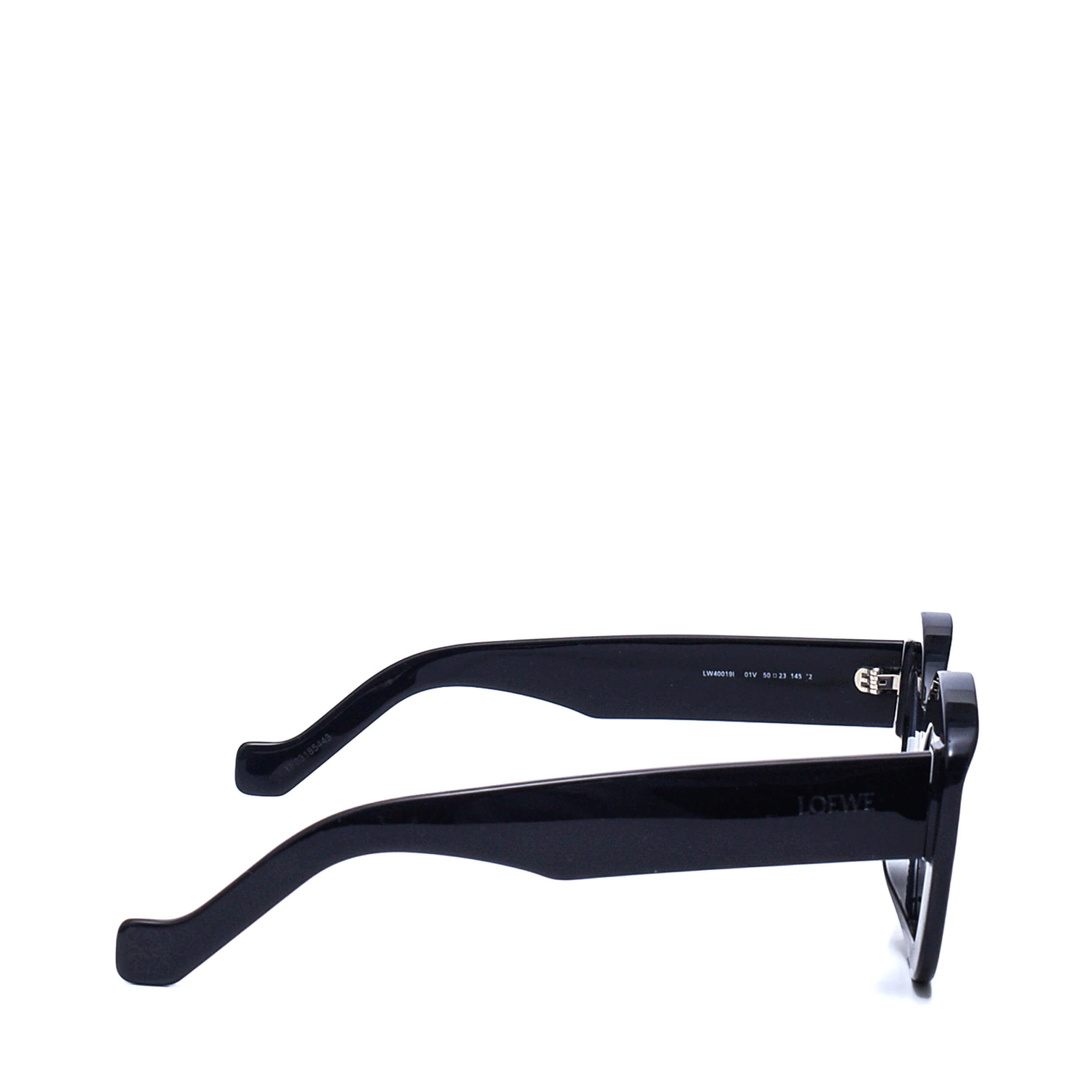 Loewe - Black Beveled Cat Eye Sunglasses